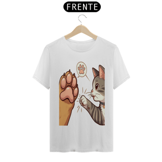 Nome do produto T-Shirt Classic-Amizade cão e gato