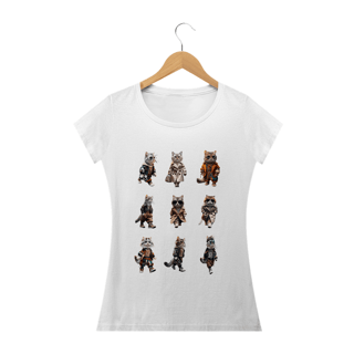 Nome do produto Camiseta Baby Classic Long-  6 Gatos elegantes