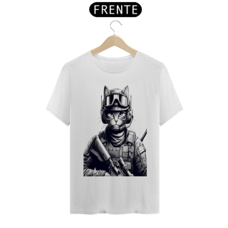 Nome do produto T- shirt Classic -Soldado Gato