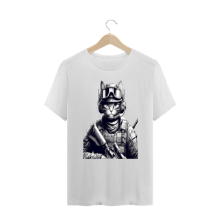 Nome do produto T-Shirt PLUS SIZE - Soldado Gato