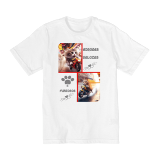 Nome do produto Camiseta Quality Infantil 10a/14a - Bigodes velozes e furiosos II