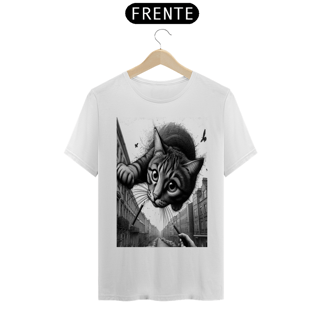 Nome do produto T-Shirt Classic -  Gato Saindo do céu