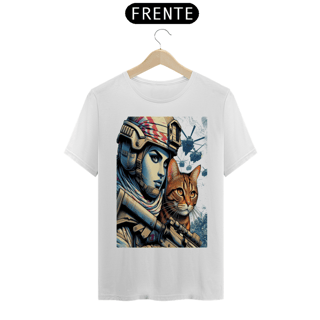 Nome do produto T-Shirt Classic - Gato e Soldada