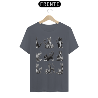 Nome do produto T-Shirt Classic - Gatos e cachorro Coletânea