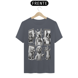 Nome do produto T-Shirt Classic - Gatos e cachorro Coletânea III