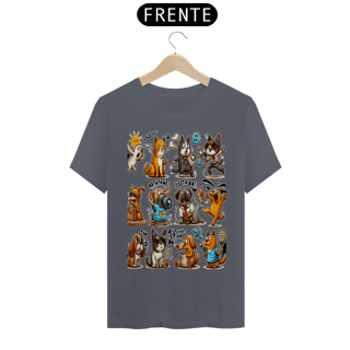 Nome do produto T-Shirt Classic - Gatos e cachorro Coletânea IV