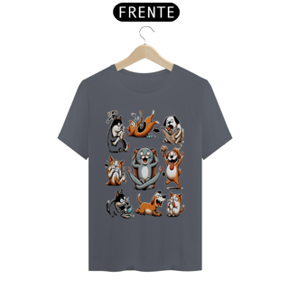 Nome do produto T- shirt Quality - Gatos e cachorro Coletânea V