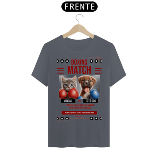 Nome do produto T-Shirt Classic - Boxe GatoXCão Peso Pulga 