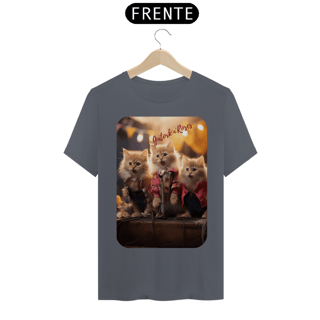 Nome do produto T-Shirt Quality – Gato -Banda Gatork'n' Roses
