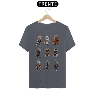 Nome do produto T- shirt Quality - 6 Gatos elegantes