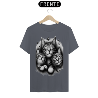 Nome do produto T- shirt Classic - 3 Gatinhos sorrindo