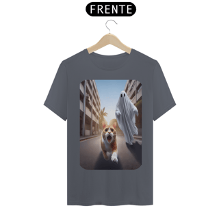 Nome do produto T- shirt Quality - Gato correndo fantasma III