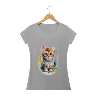 Nome do produto Camiseta Baby Long Classic -Gatinha II