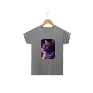 Nome do produto Camiseta Classic Infantil 2a/14a - Gata Pintura