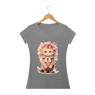 Nome do produto Camiseta Baby Long Quality  – Gatinha