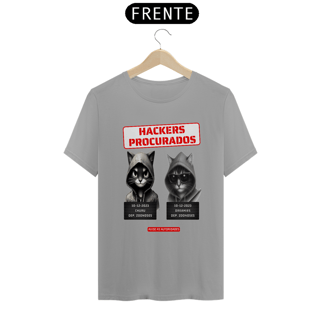 Nome do produto T - Shirt Quality – Gatos Hackers procurados