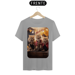 Nome do produto T-Shirt Quality – Gato -Banda Gatork'n' Roses