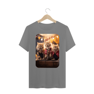 Nome do produto T-Shirt PLUS SIZE -  Gato -Banda Gatork'n' Roses
