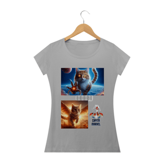 Nome do produto Camiseta Baby Classic Long-  Gato Goose Marvel I