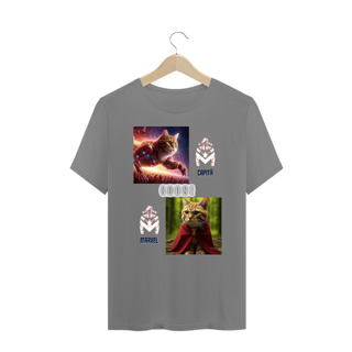Nome do produto T-Shirt PLUS SIZE -  Gato Goose Marvel I