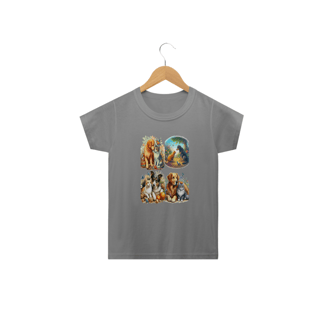 Nome do produto Camiseta Classic Infantil 2a/14a - Gatos&Cães