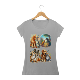 Nome do produto Camiseta Baby Classic Long- Gatos&Cães
