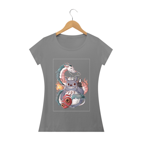 Camiseta Baby Long Quality – Neko e o Dragão