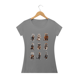 Nome do produto Camiseta Baby Long Quality –  6 Gatos elegantes