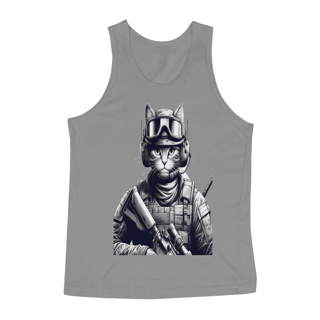 Nome do produto Regata Masculina -Soldado Gato