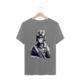 Nome do produto T-Shirt PLUS SIZE - Soldado Gato