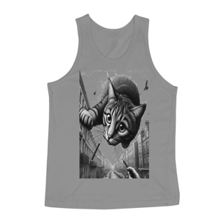 Nome do produto Regata Masculina- Gato saindo do céu