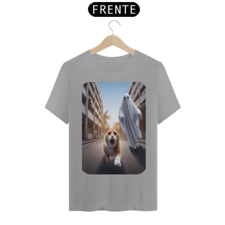 Nome do produto T- shirt Quality - Gato correndo fantasma III