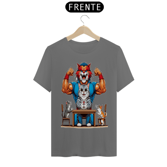 T-Shirt Estonada – ThuderCats e gato