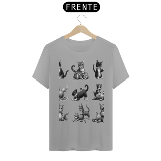 Nome do produto T-Shirt Classic - Gatos e cachorro Coletânea