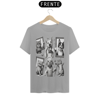 Nome do produto T-Shirt Classic - Gatos e cachorro Coletânea III