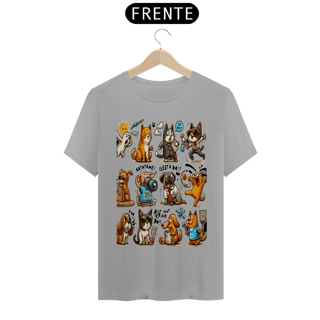 Nome do produto T-Shirt Classic - Gatos e cachorro Coletânea IV