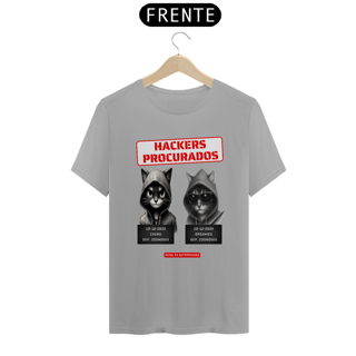 Nome do produto T- shirt Classic -  Gatos Hackers procurados