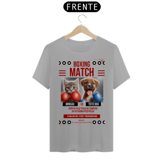 Nome do produto T-Shirt Classic - Boxe GatoXCão Peso Pulga 