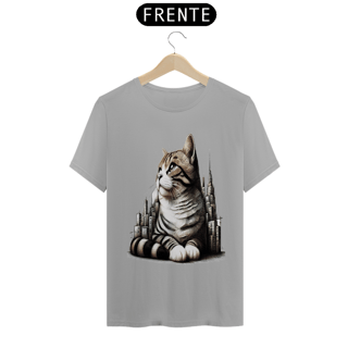 Nome do produto T-Shirt Classic - Gato em desenho Lápis I