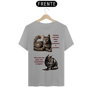 Nome do produto T-Shirt Classic -  Gato em desenho Lápis II