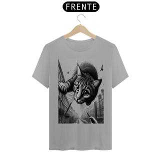 Nome do produto T-Shirt Classic -  Gato Saindo do céu