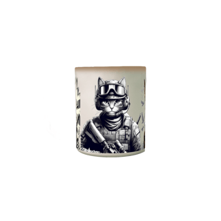 Nome do produto Caneca Mágica - Gatos Soldados