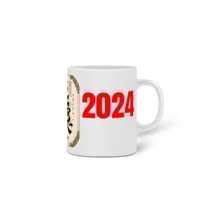 Nome do produto Caneca 2024 - Horóscopo Chinês 2024- ano do Dragão