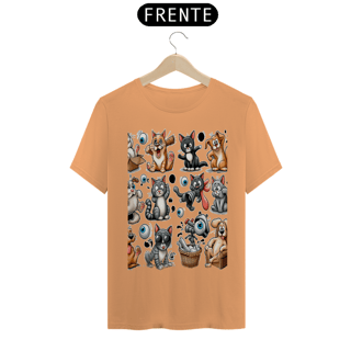 Nome do produto T-Shirt Estonada –  Gatos e cachorro Coletânea-Gatos e cachorro Coletânea II