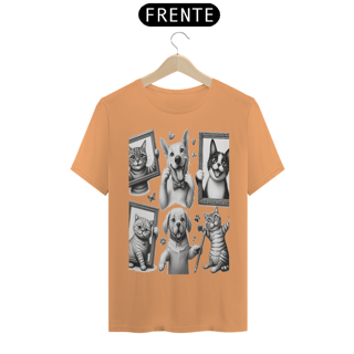 Nome do produto T-Shirt Estonada –  Gatos e cachorro Coletânea III