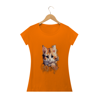 Nome do produto Camiseta Baby Long Classic -Gatinha III