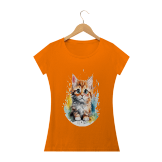 Nome do produto Camiseta Baby Long Classic -Gatinha II