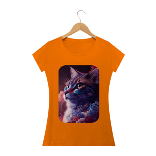 Nome do produto Camiseta Baby Long Classic -Gata Pintura