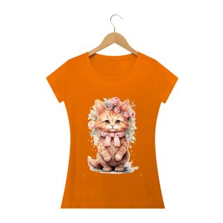 Nome do produto Camiseta Baby Long Classic – Gatinha