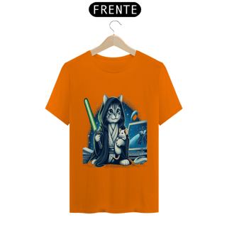 Nome do produto T - Shirt Quality – gato Jedi -Star Wars 